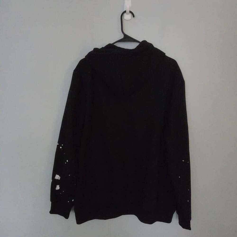 Rockstar Original Raffer Black Paint Splatter Graphic Hoodie XL - Picture 6 of 9